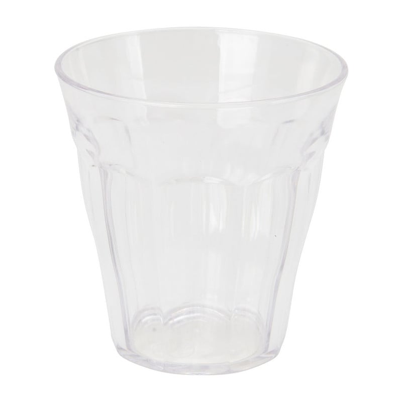 Beker met facetten - 20 cl - helder