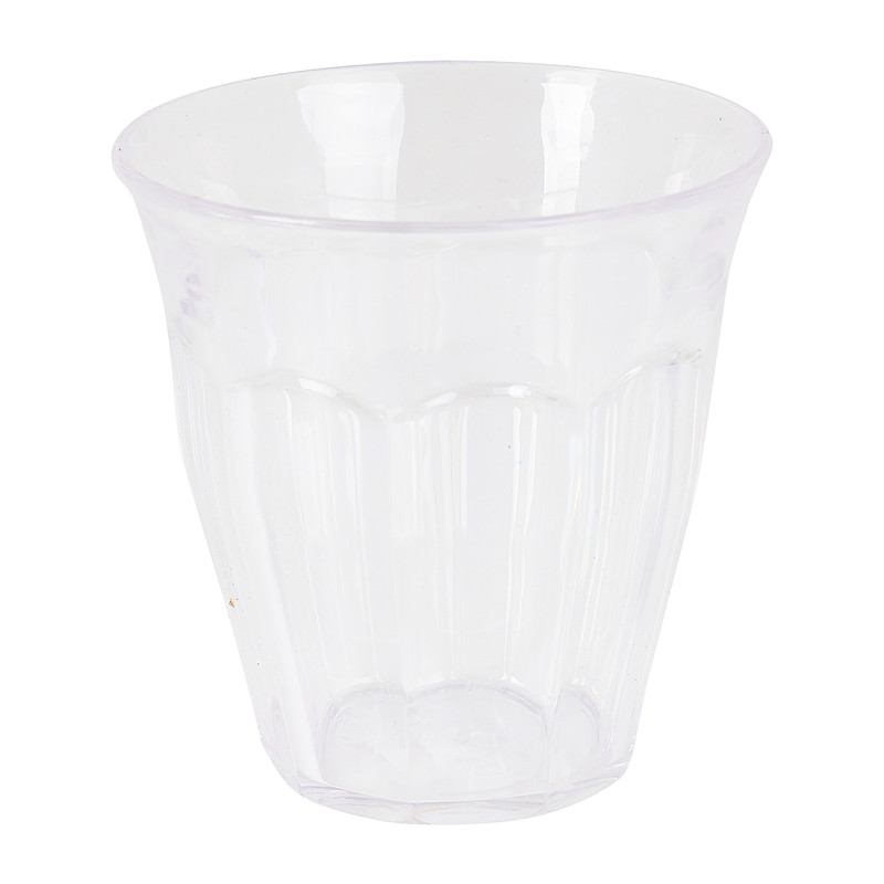Beker met facetten - 25 cl - helder