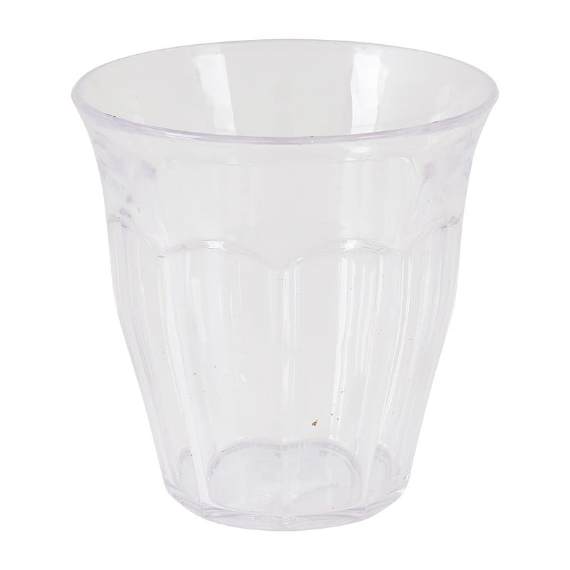 Beker met facetten - 25 cl - helder