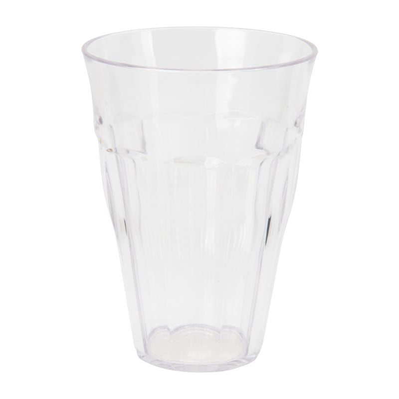 Beker met facetten - 35 cl - helder