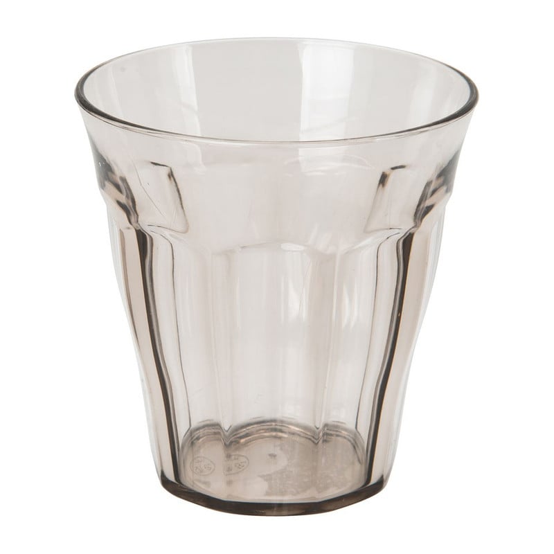 Beker met facetten - 20 cl - zwart