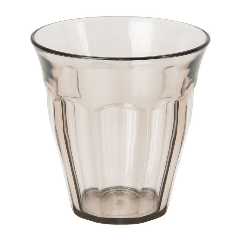 Beker met facetten - 25 cl - zwart