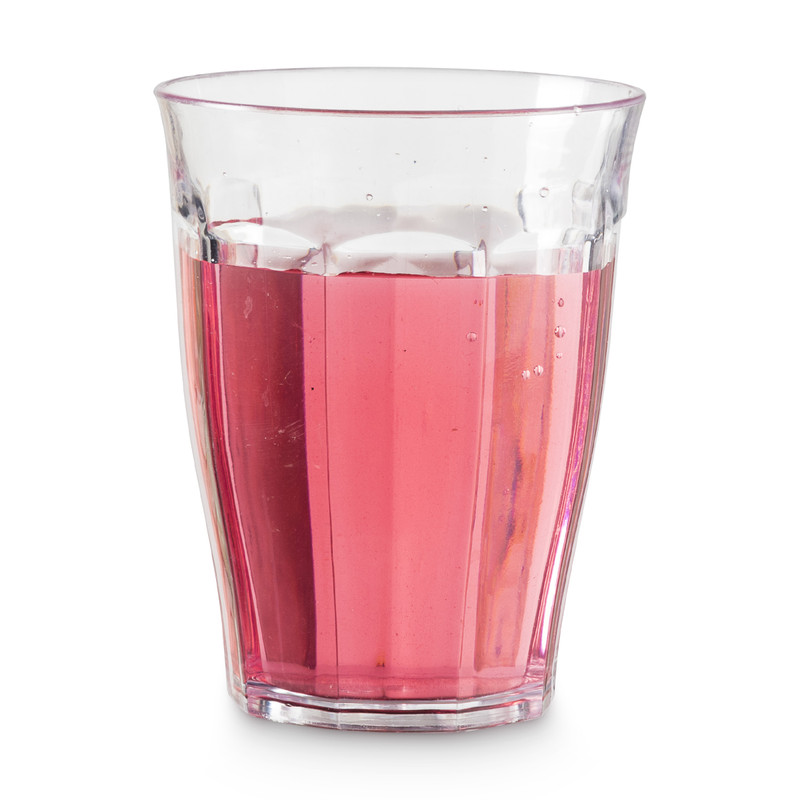Beker met facetten - helder - 35 cl 