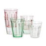 Beker met facetten - rood - 250 ml