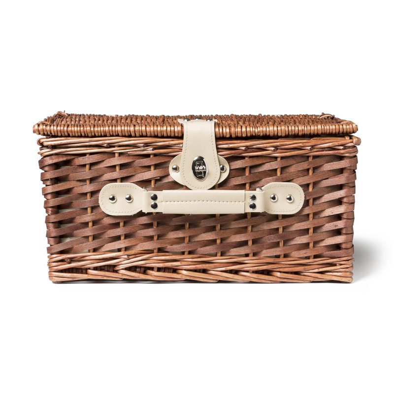 Picknickmand - beige - 21-delig