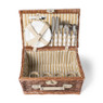 Picknickmand - beige - 21-delig