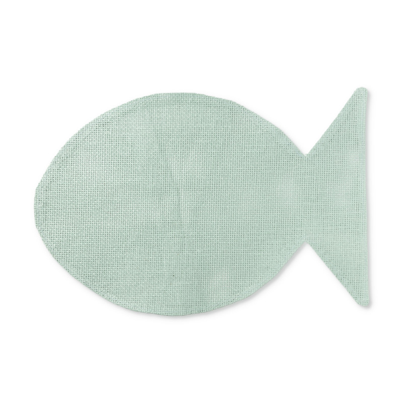 Placemat vis - diverse kleuren - 40x30 cm