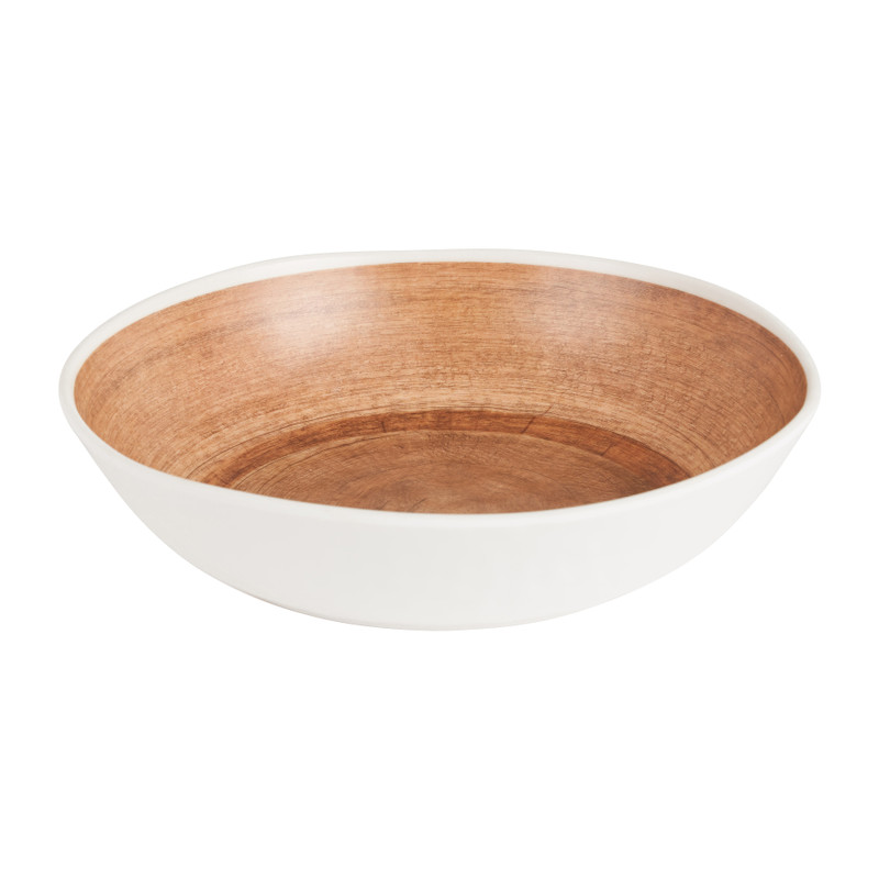 Diep bord Saar - bruin - ø20.5 cm