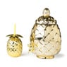 Drinkbeker ananas - goud