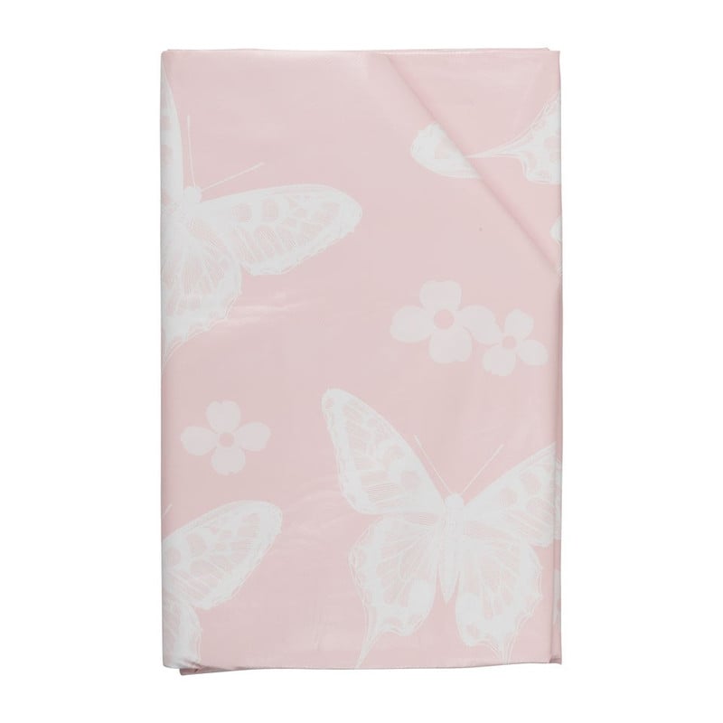 Tafelkleed vlinder roze 