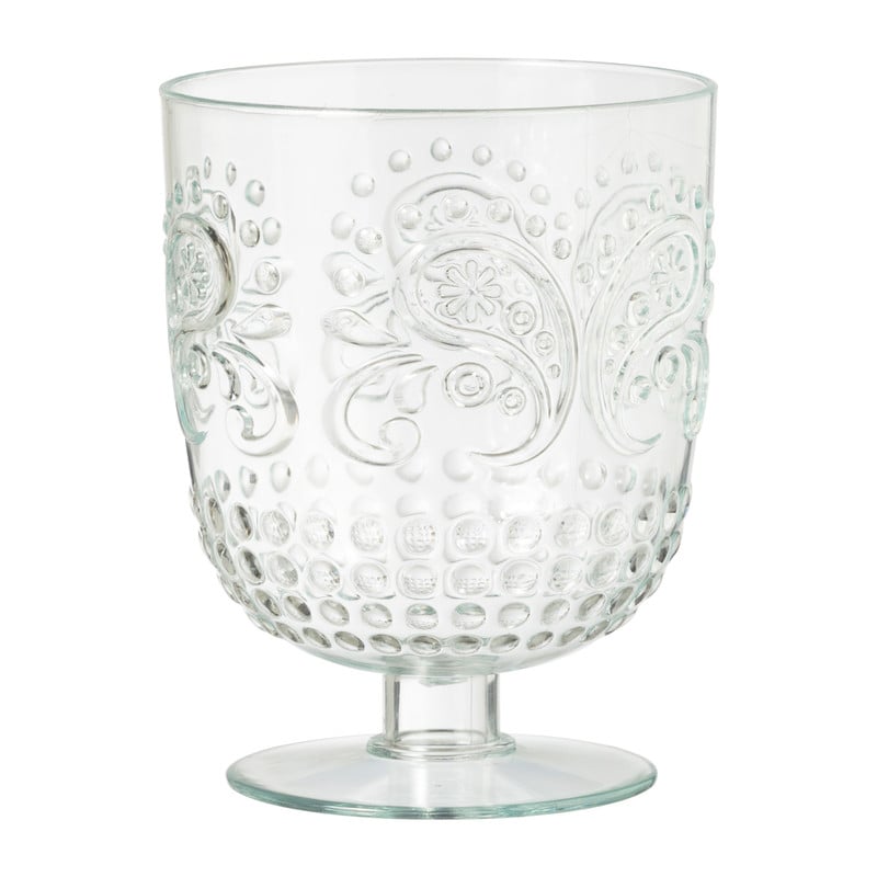 Wijnglas romantic kunststof - helder - 450 ml 