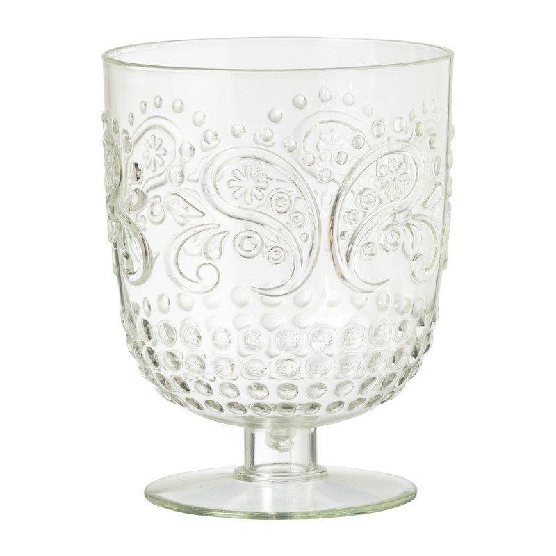 Wijnglas romantic kunststof - groen - 450 ml 