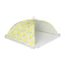 Foodcover citroen - geel/wit - 45x45 cm