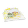 Foodcover citroen - geel/wit - 45x45 cm