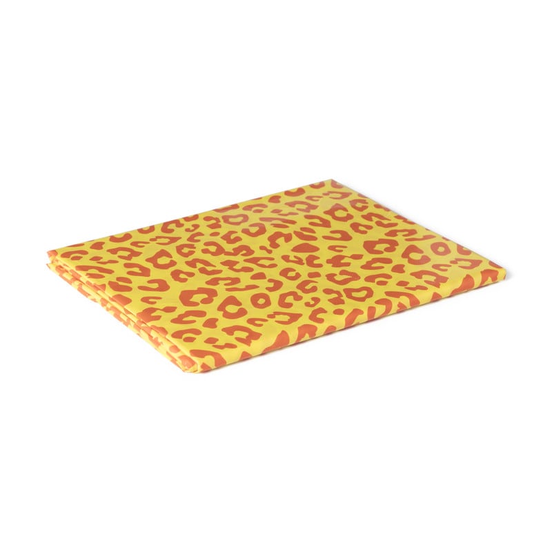 Tafelkleed panter - geel - 220x150 cm 