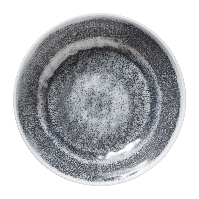 Diep bord Sara - grijs - ⌀20x5 cm 