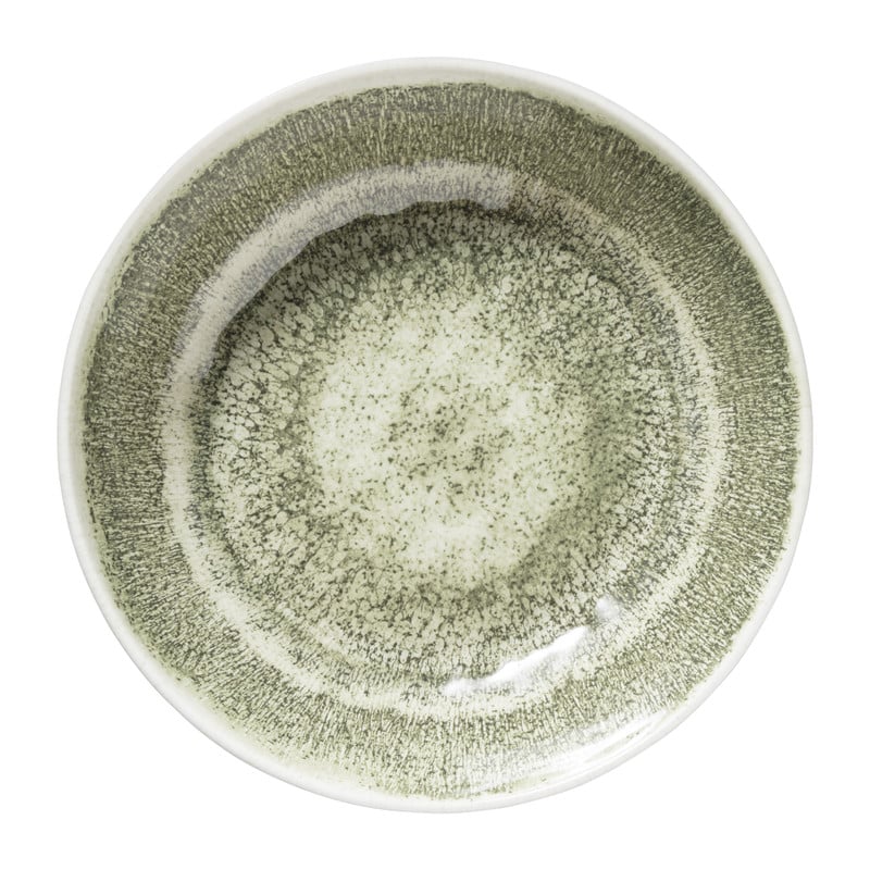 Diep bord Sara - groen - ⌀20x5 cm 