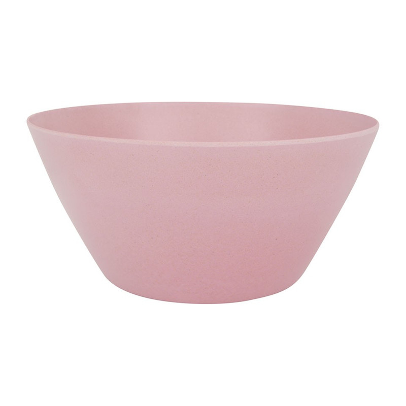 Schaal bamboe - 24 cm - roze