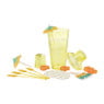 Cocktailshaker set - ananas