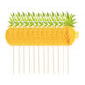 Cocktailprikkers honeycomb ananas - 12 stuks