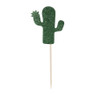 Cocktailprikkers glitter - cactus - 12 stuks