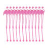 Cocktail roerstaafjes - flamingo - set van 12