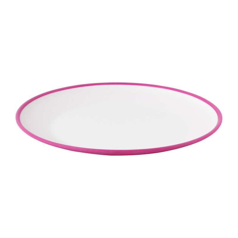 Dinerbord duotone - donkerroze - 28 cm 