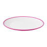 Dinerbord duotone - donkerroze - 28 cm 