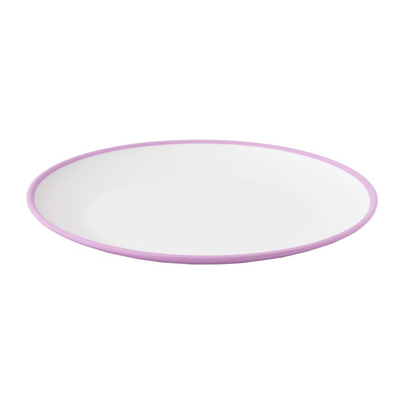 Dinerbord duotone - lichtroze - 28 cm