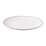 Dinerbord duotone - lichtroze - 28 cm