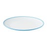 Dinerbord duotone - blauw - 28 cm