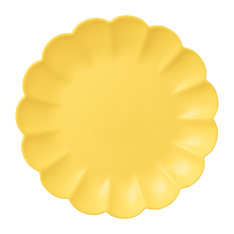 Ontbijtbord geschulpte rand - ø20.4 cm - diverse kleuren 