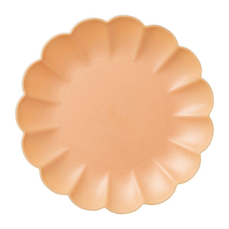 Ontbijtbord geschulpte rand - ø20.4 cm - diverse kleuren 
