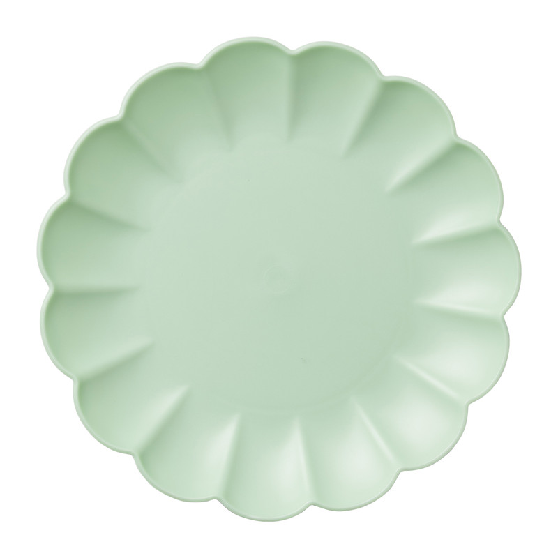 Ontbijtbord geschulpte rand - ø20.4 cm - diverse kleuren 