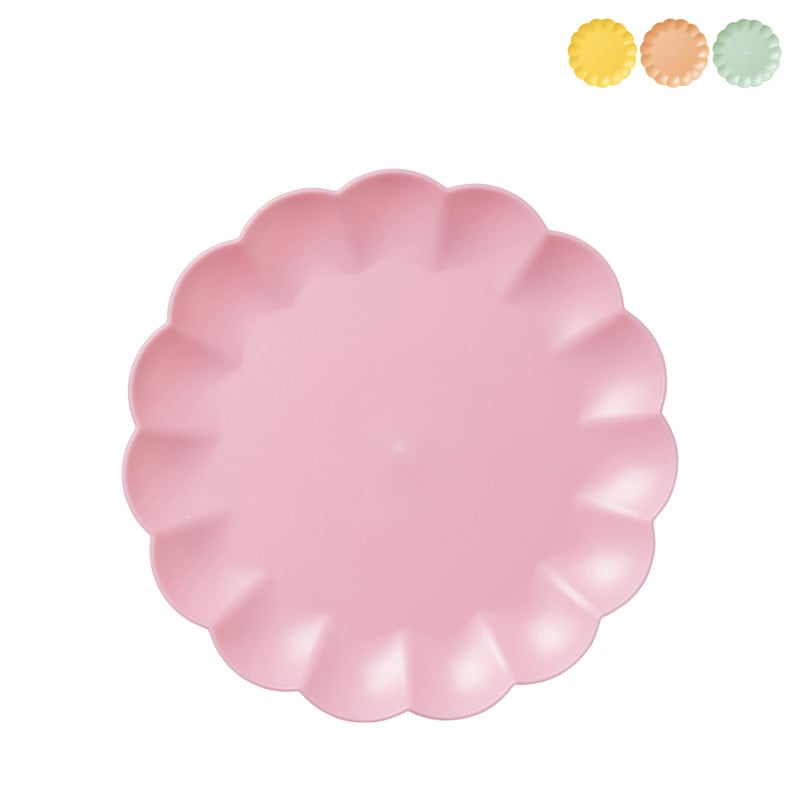 Dinerbord geschulpte rand - ø25.4 cm - diverse kleuren