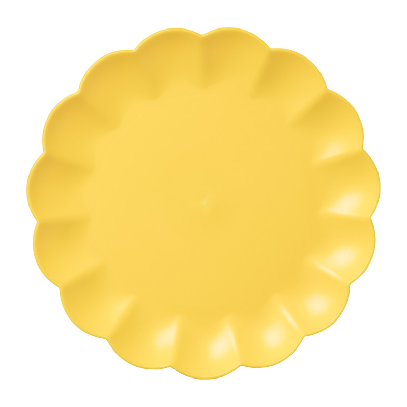 Dinerbord geschulpte rand - ø25.4 cm - diverse kleuren