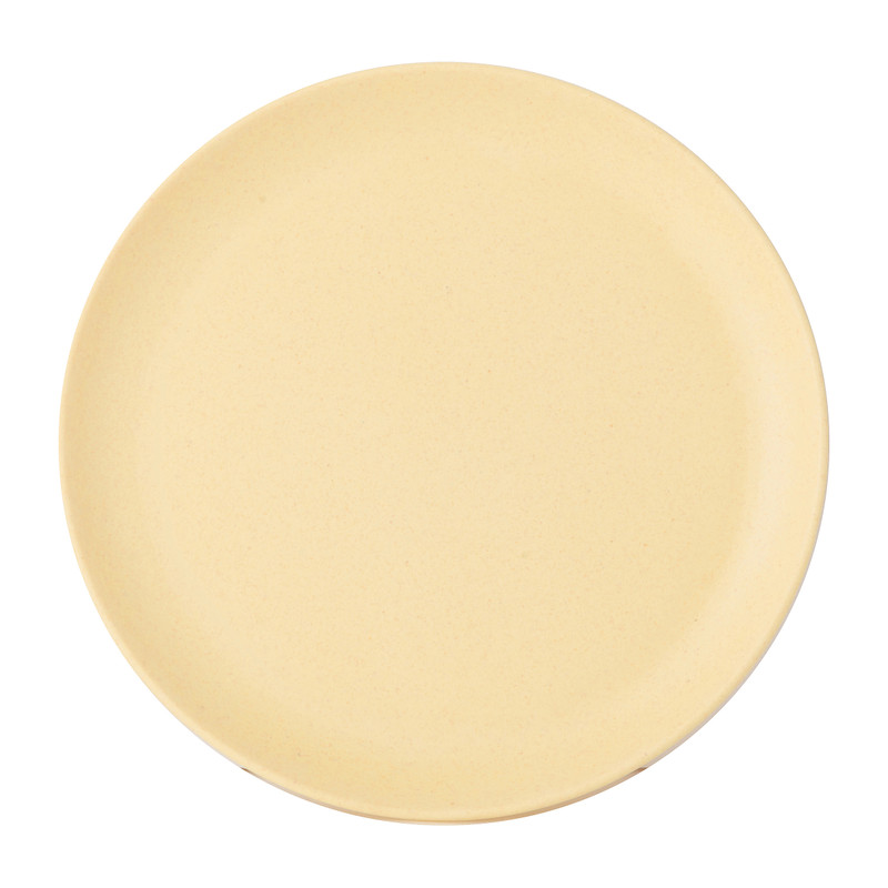 Bord bamboe - 18 cm - geel