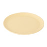 Bord bamboe - 18 cm - geel