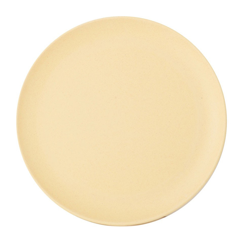 Bord - 23 cm - geel