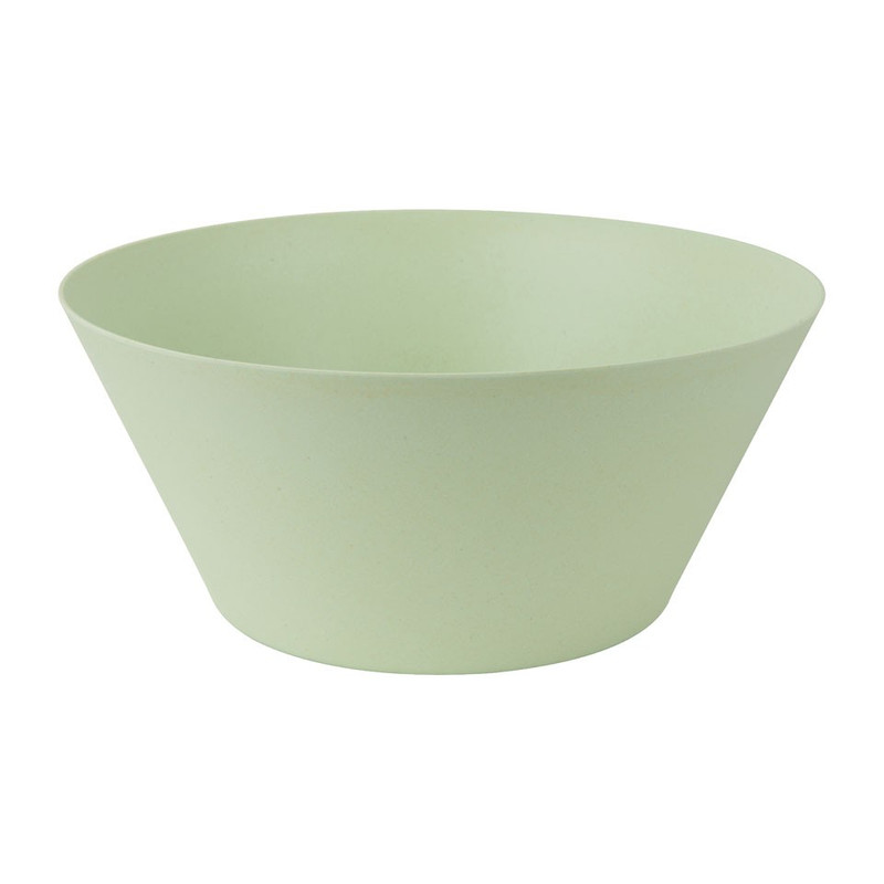 Schaal Bamboe - 25 cm - lichtgroen