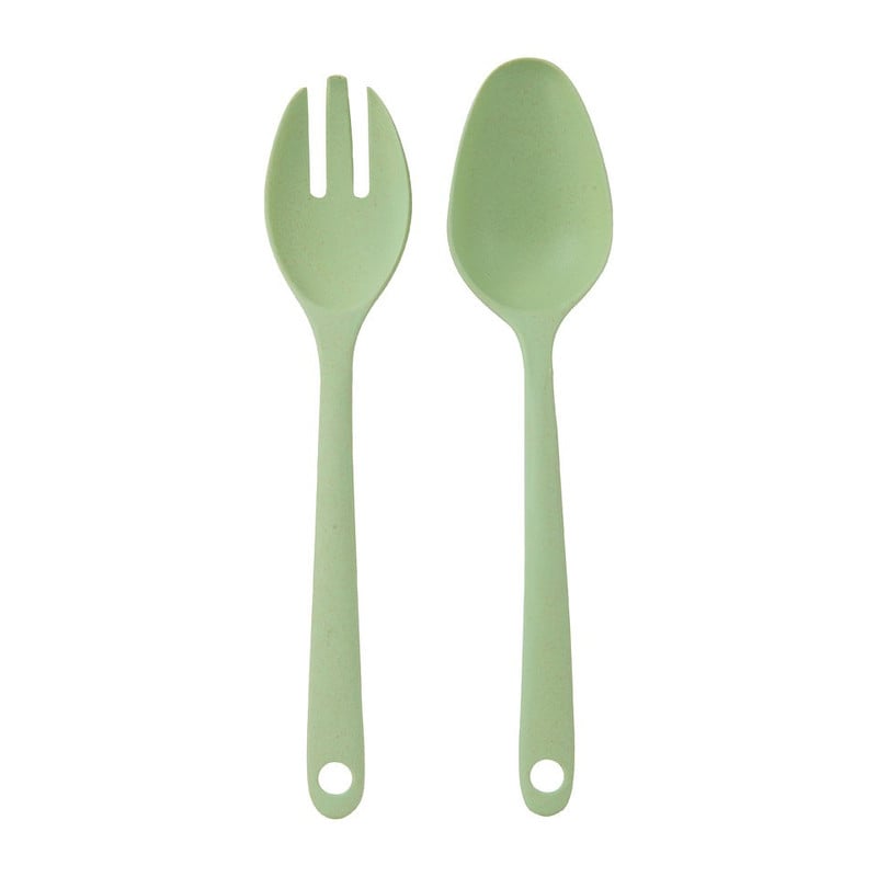 Saladebestek Bamboe - lichtgroen