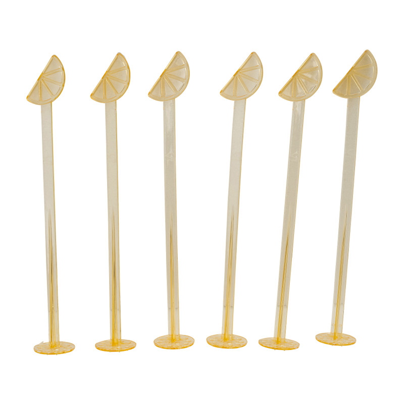 Cocktail stampers citroen - set van 6
