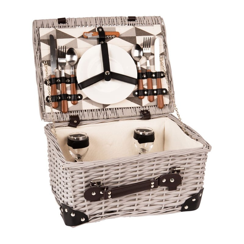 Picknickmand luxe - 40x30x20 cm