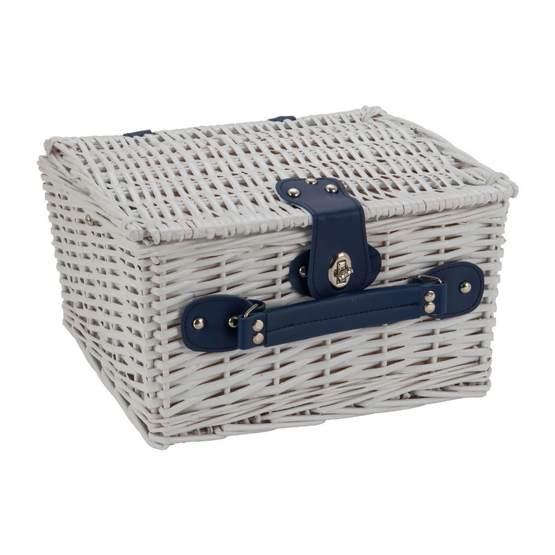 Picknickmand 2-persoons - wit