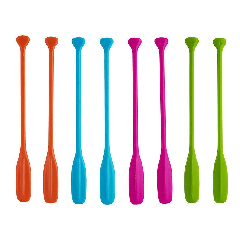 Cocktail lepels - multikleur - set van 8