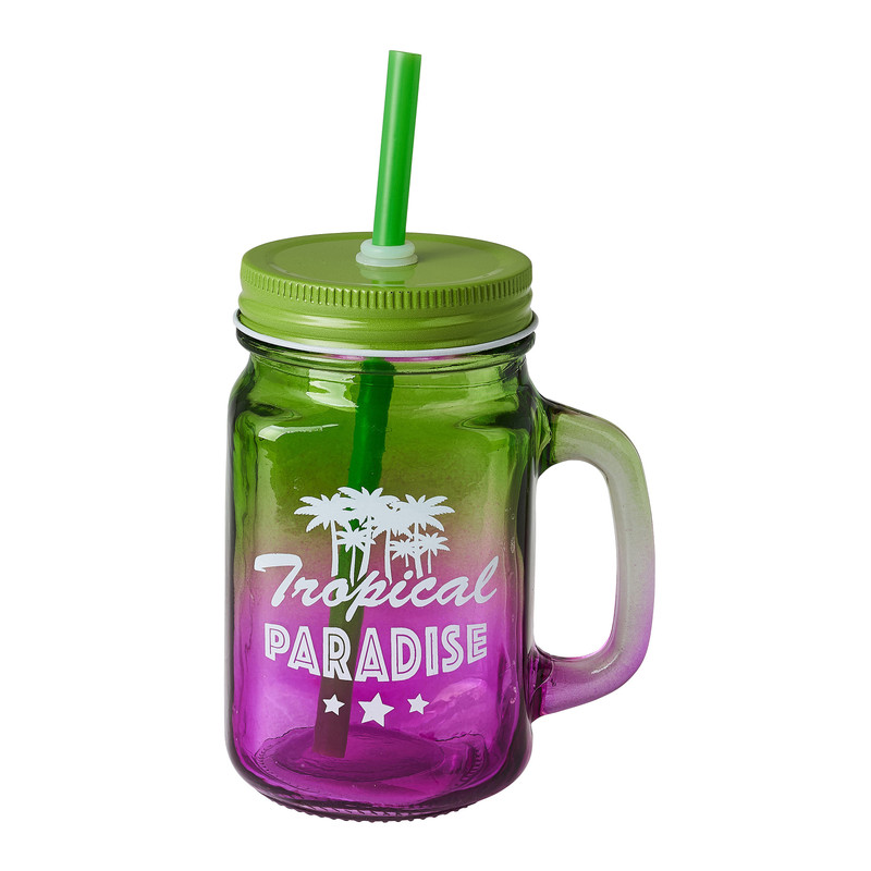 Mason jar summer 2-tone - diverse varianten - 40 cl