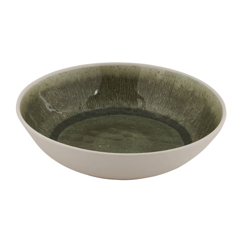 Diep bord Saar - groen - ⌀21x5 cm 
