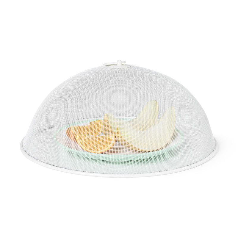 Foodcover wit - ijzer - ø30x12 cm
