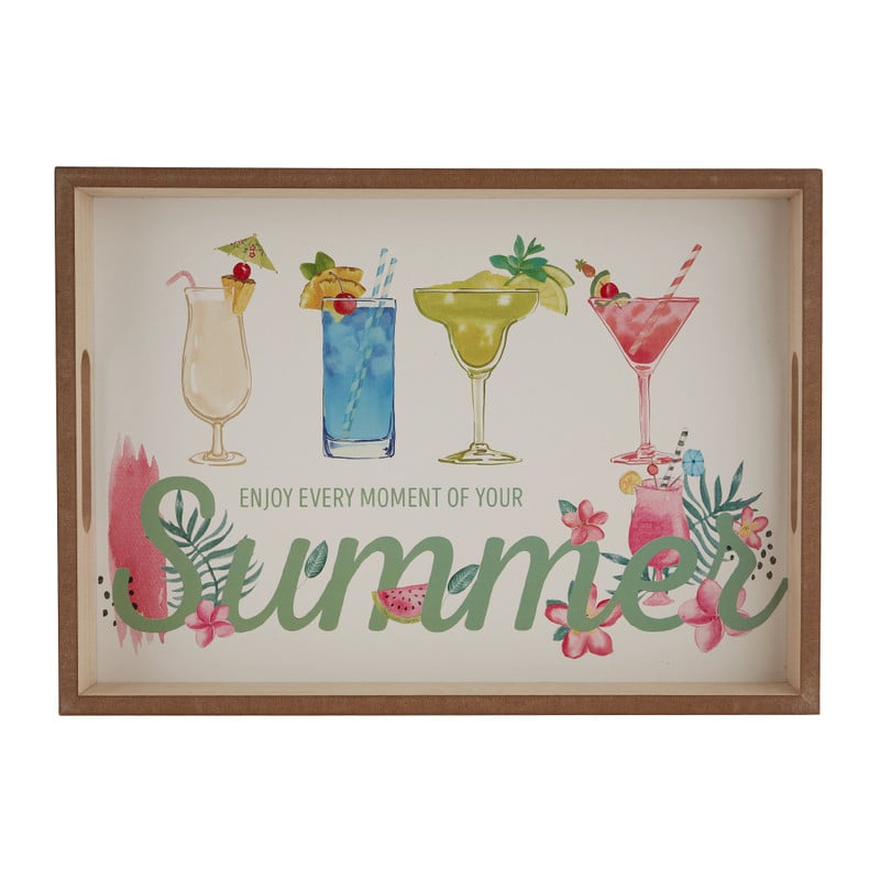 Dienblad summer - 35x25x4 cm