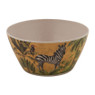 Schaal bamboe - zebra - ⌀15x7 cm 